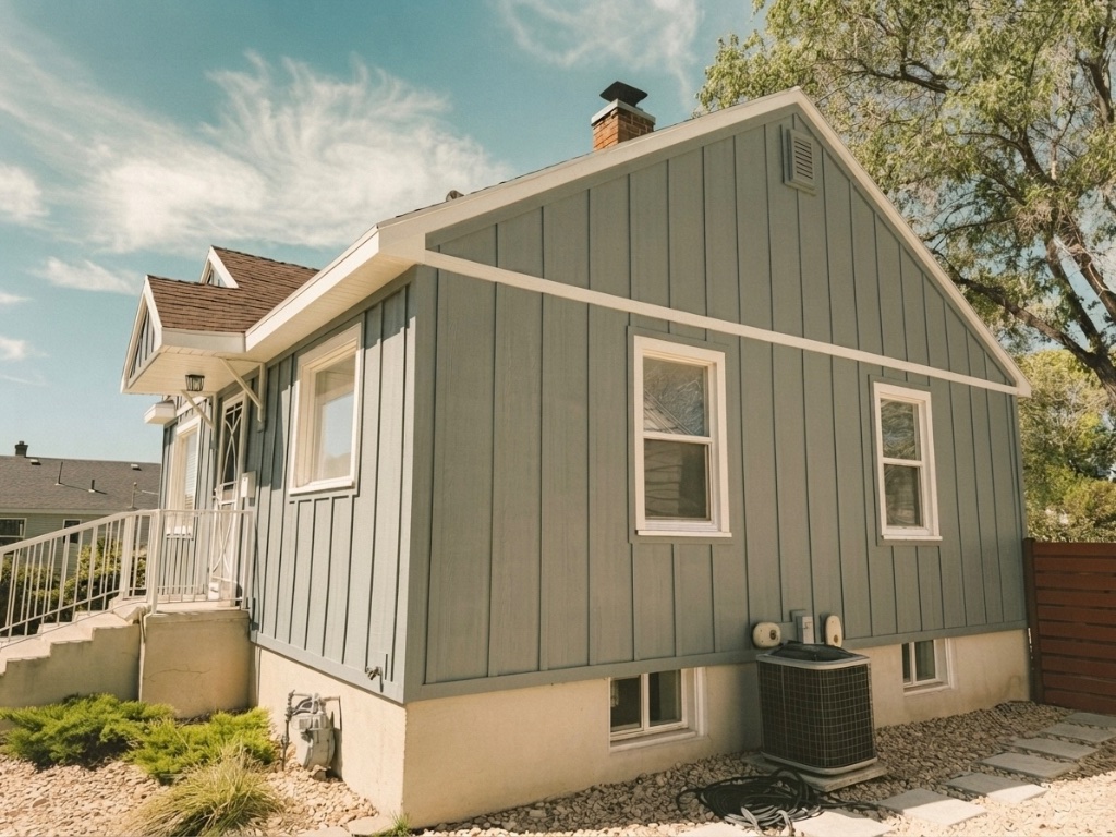 Green Lap Siding · Ranch