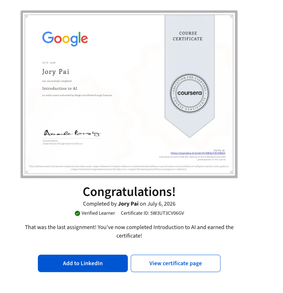 Introduction to AI