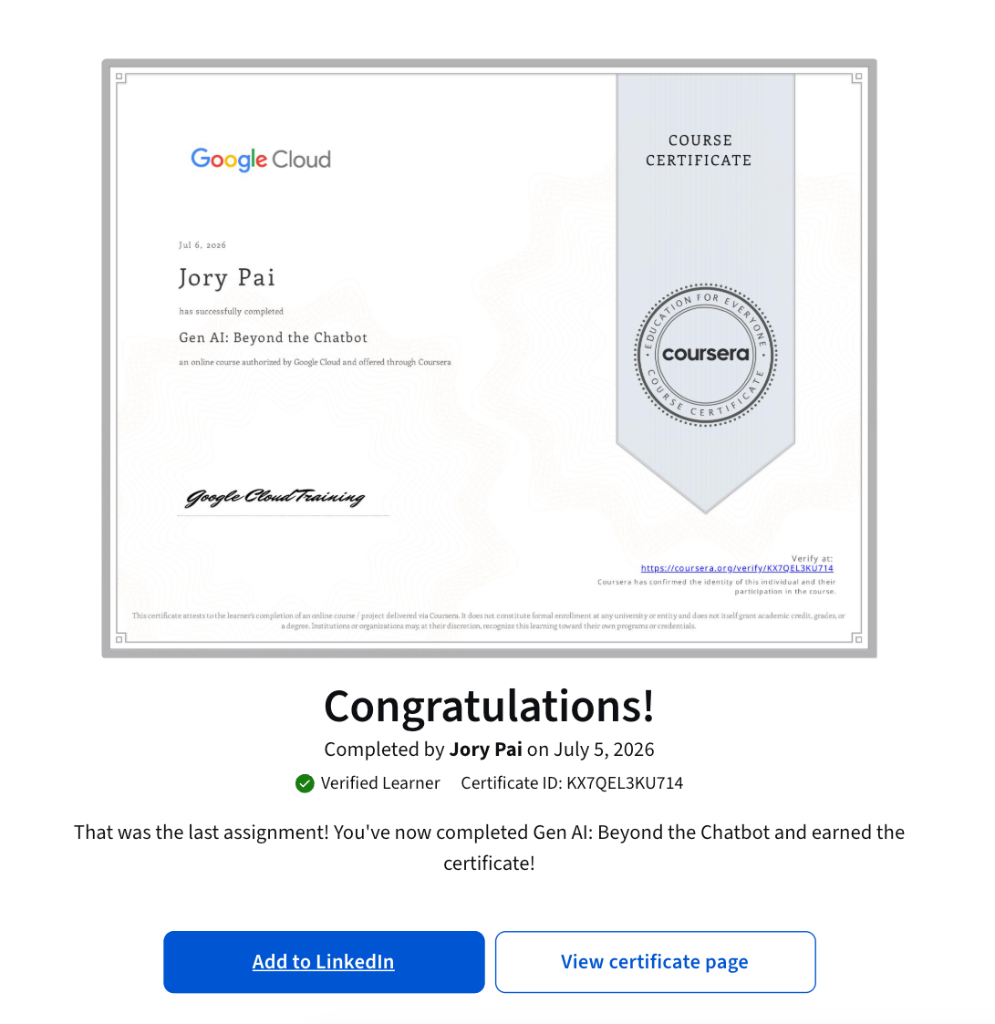 Gen AI: Beyond the Chatbot