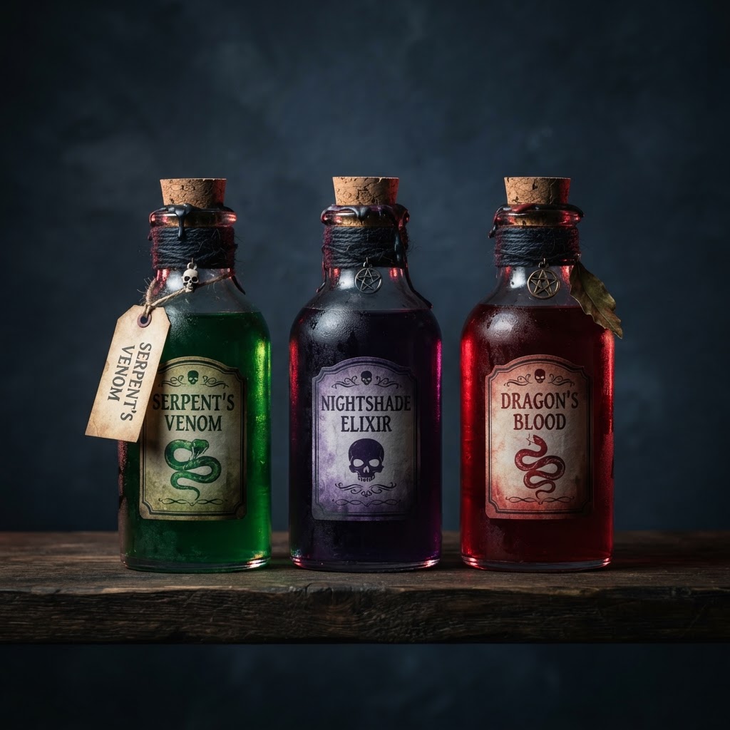 Witch's Potion Trio
