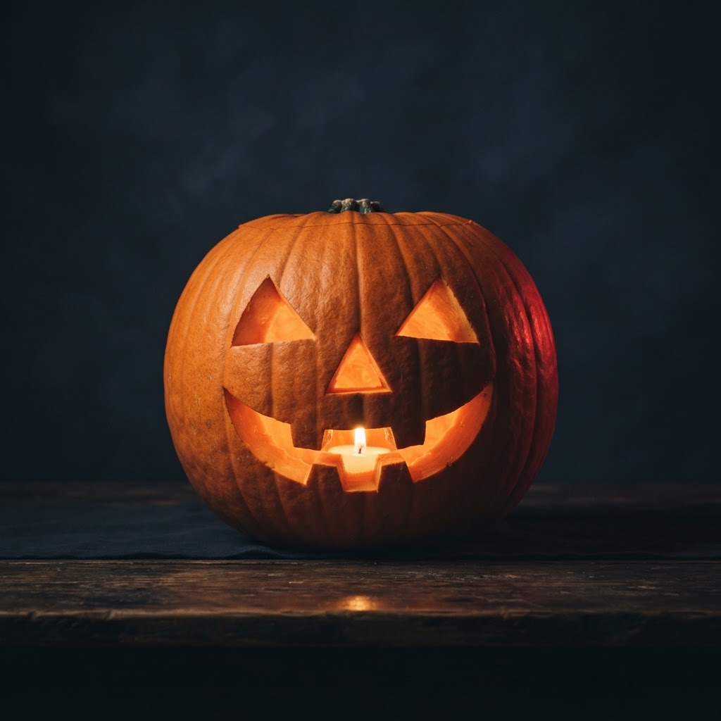 Glowing Jack-o'-Lantern