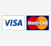 Visa and Mastercard accepted