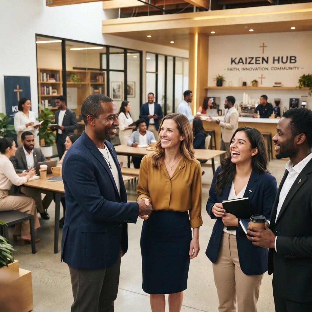 Christian entrepreneurs collaborating