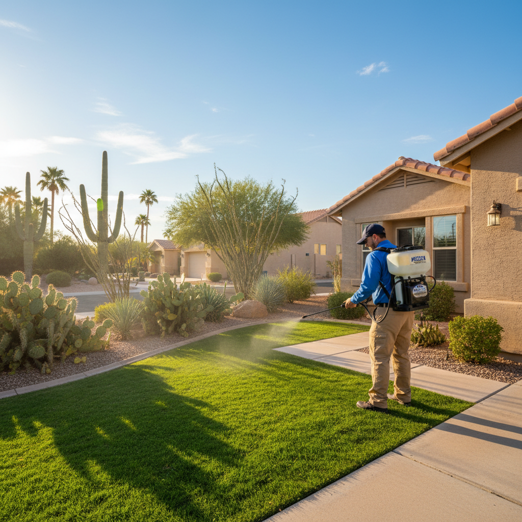 Arizona property protected by San Tan Pest & Weed Control