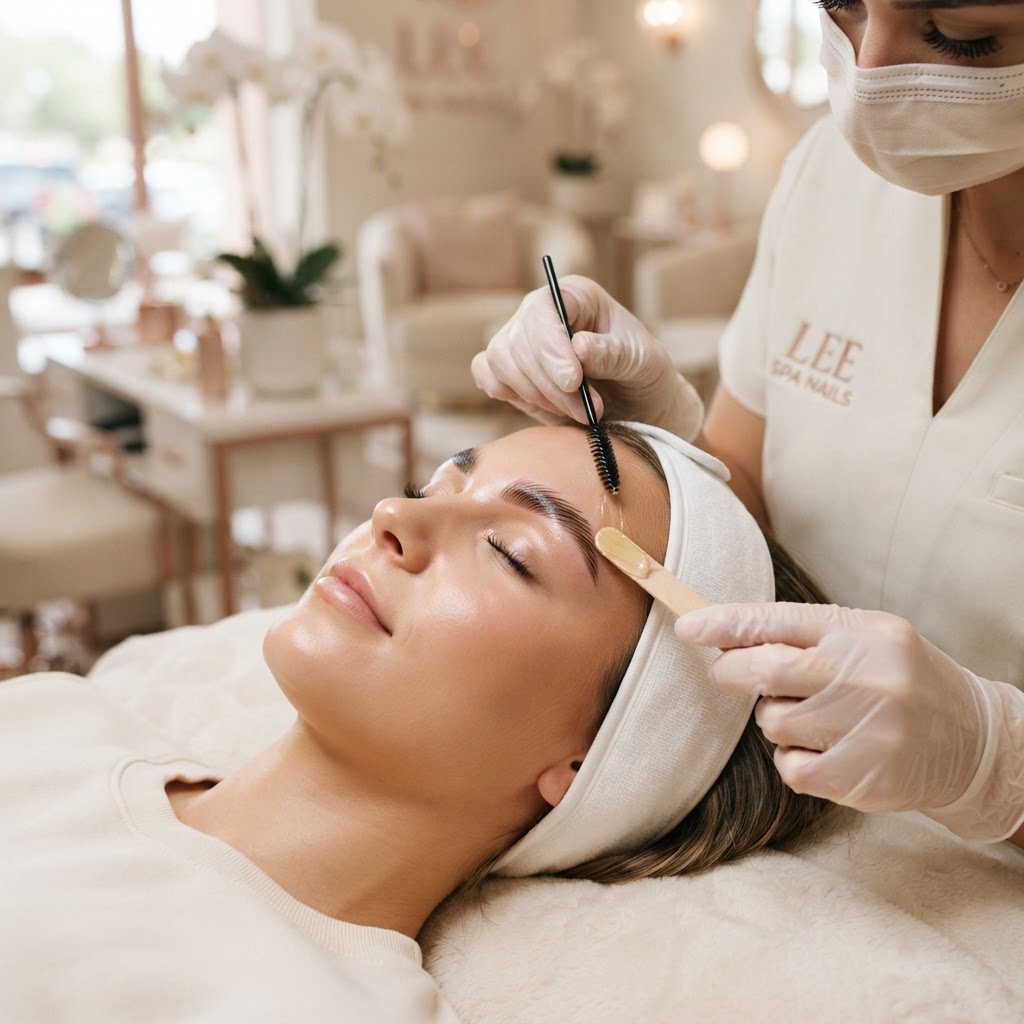 Brow Lamination and Waxing Services at Lee Spa Nails: A Full Guide