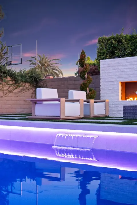 Luxury Estate Pool in Villa Park, CA — Coastline Pools project photo 4