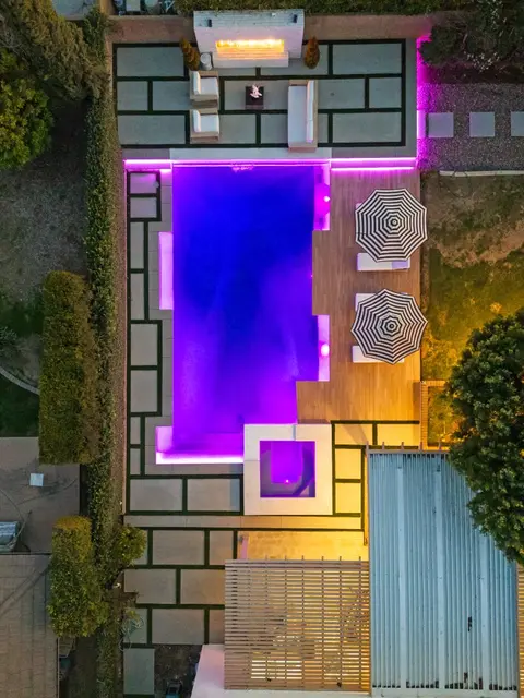 Luxury Estate Pool in Villa Park, CA — Coastline Pools project photo 3