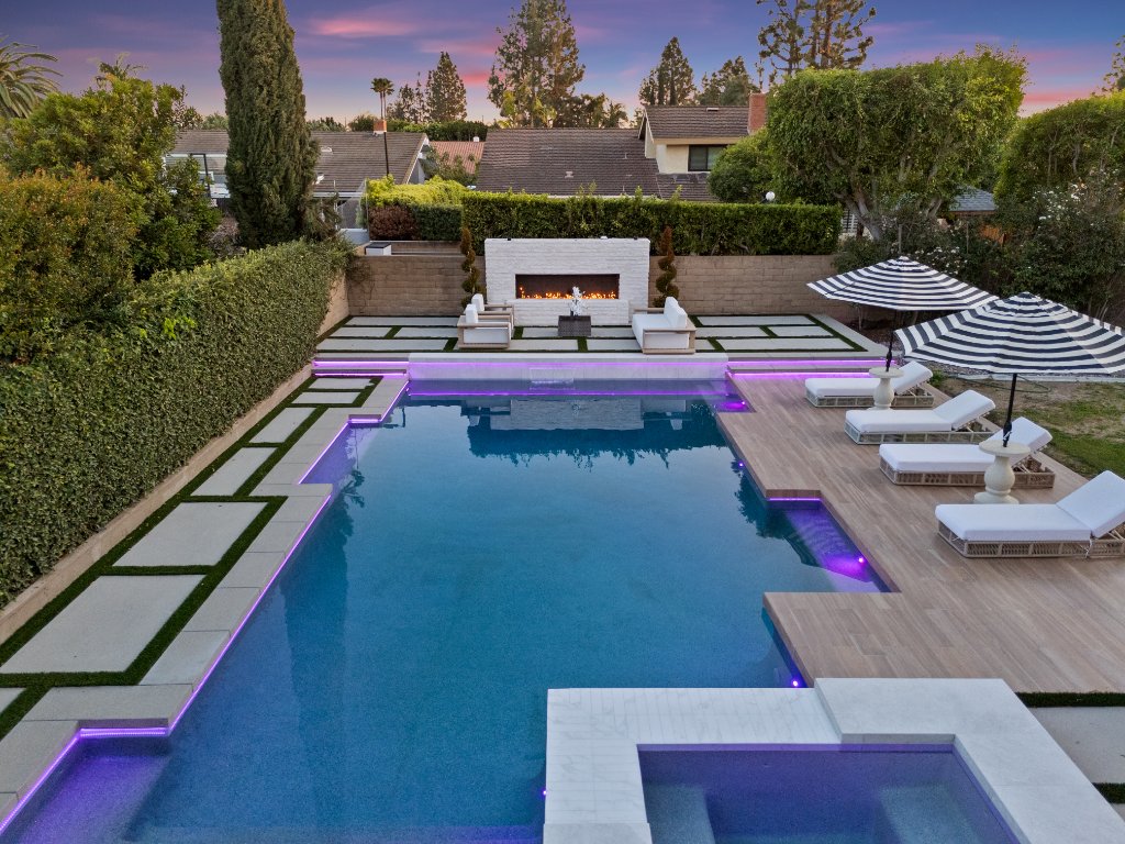 Villa Park — Coastline Pools custom pool project in Villa Park, CA