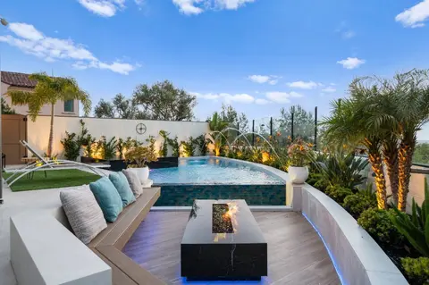 Modern Geometric Pool in Irvine, CA — Coastline Pools project photo 2