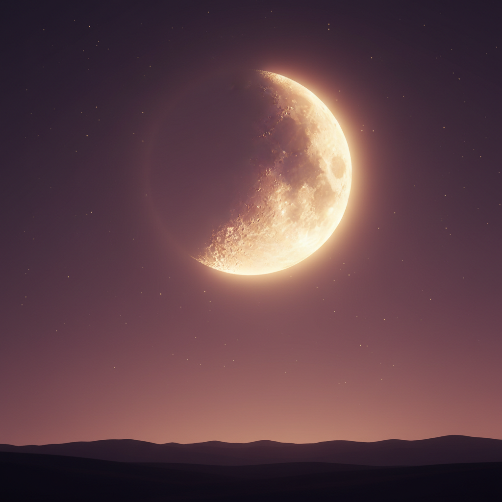 Moon at night