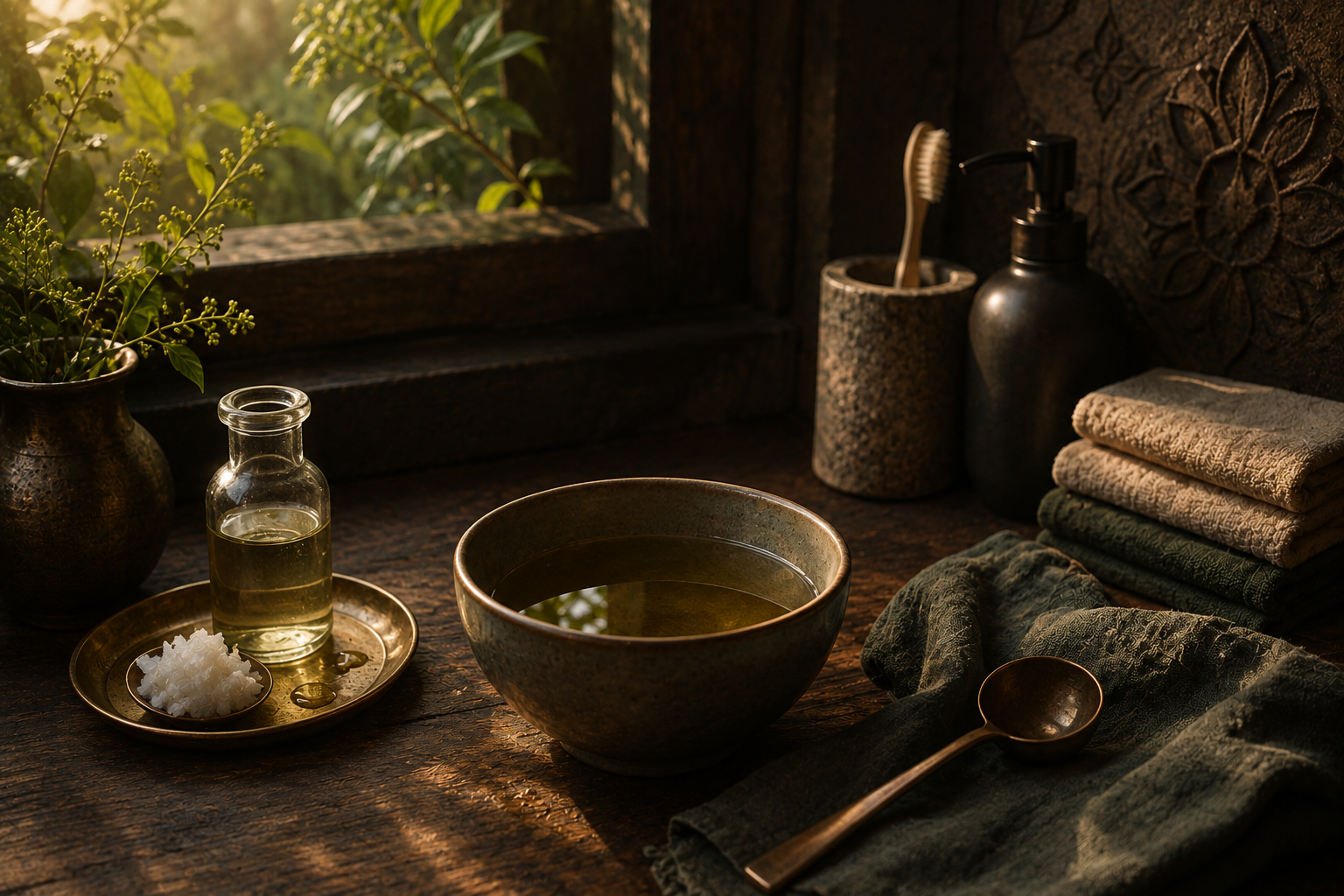 Oil Pulling: A Simple Ayurvedic Morning Practice