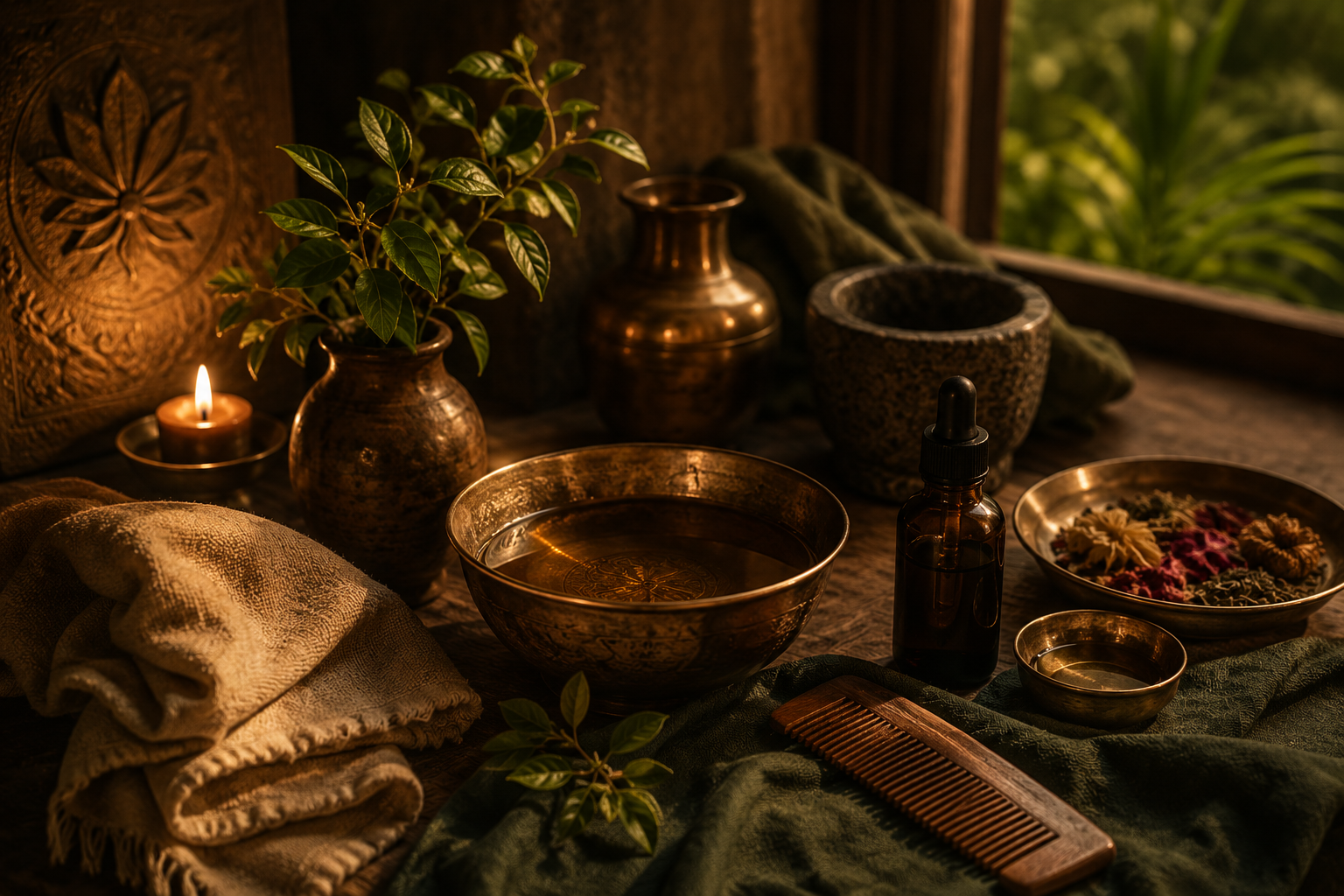 Head and Scalp Oiling: An Ayurvedic Ritual of Care