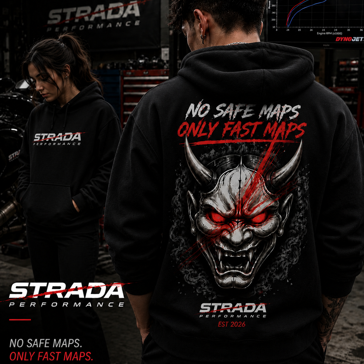 Strada Performance Classic Logo Hoodie