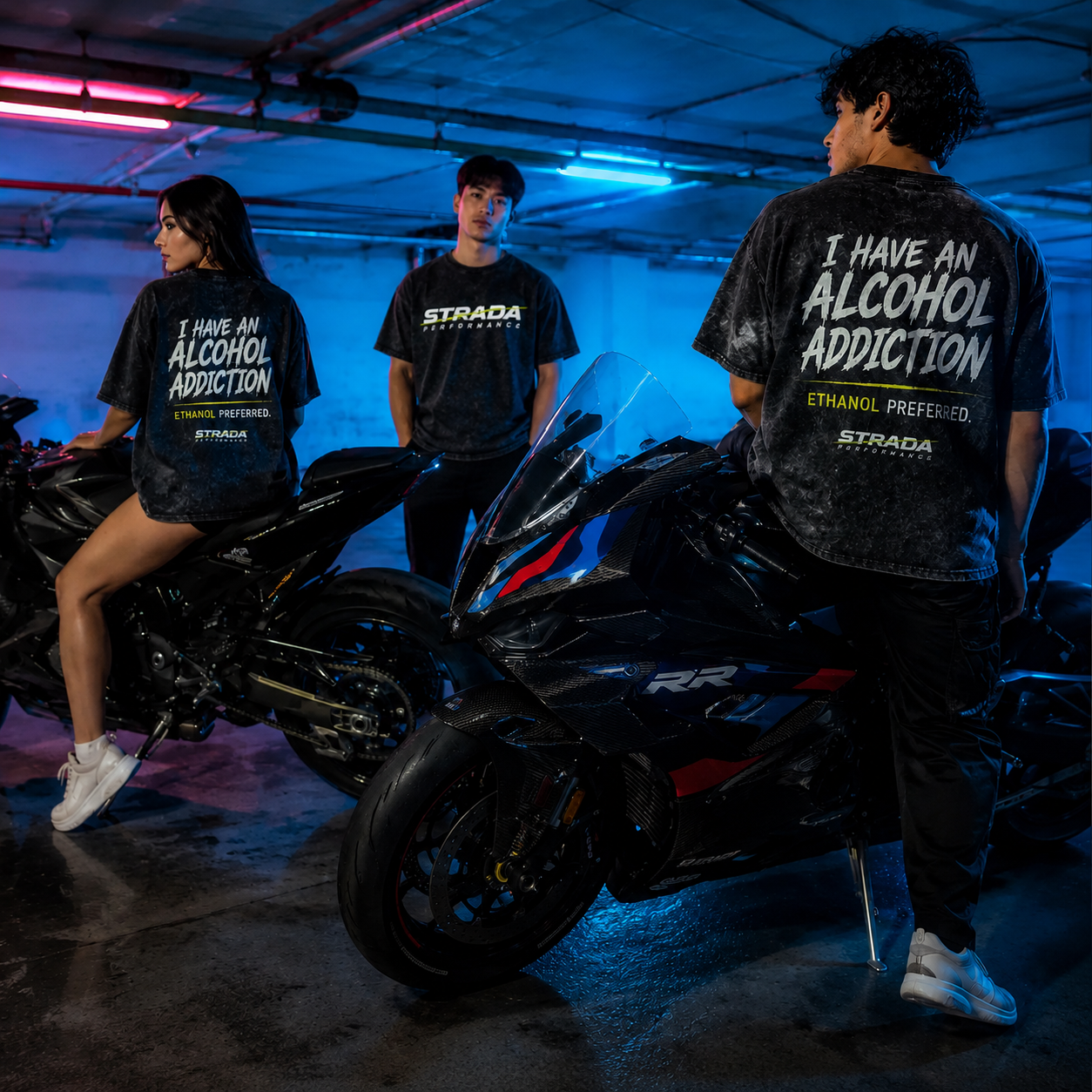Strada Performance Alcohol Addiction Tee
