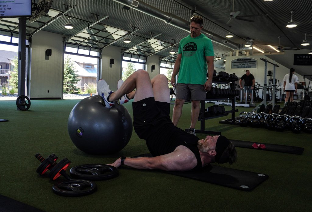Personal training session at Maximum Performance & Fitness