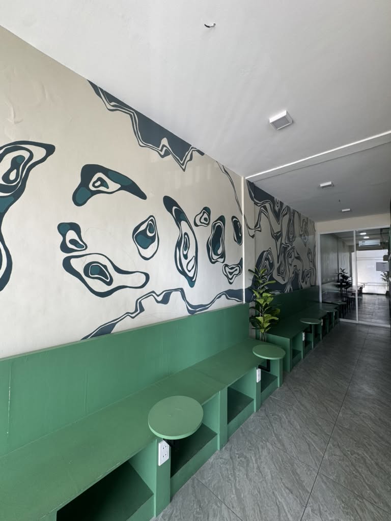 Bangkal Branch solo coworking bench