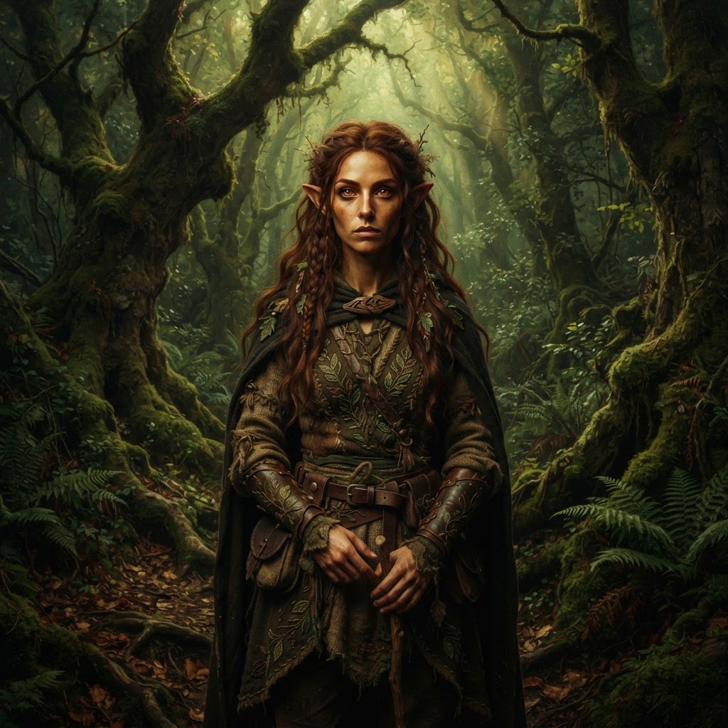 A Sylvan Elf of the Verdant Weald