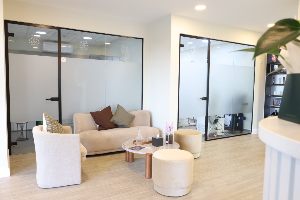 Clinic reception and waiting area