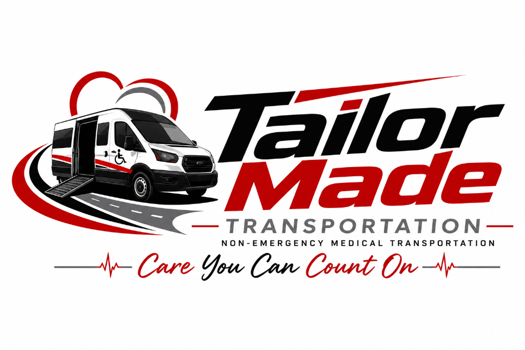 TailorMade Transportation logo - non-emergency medical transportation