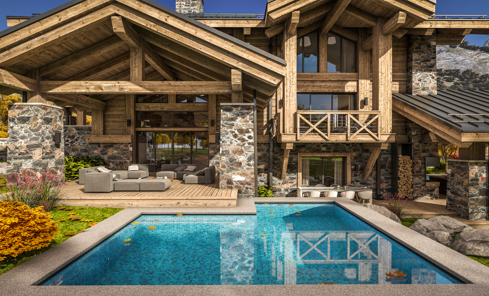 Lake Michigan custom home