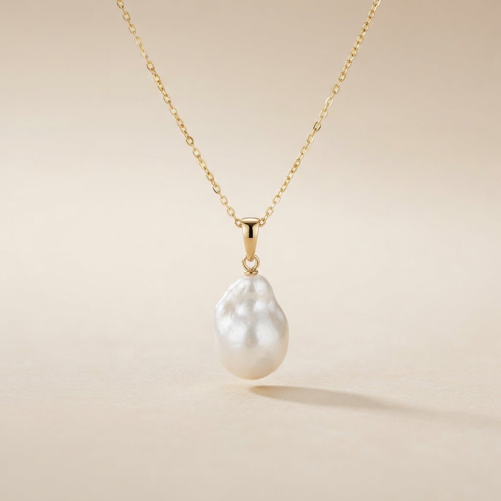 Baroque Pearl Pendant Necklace