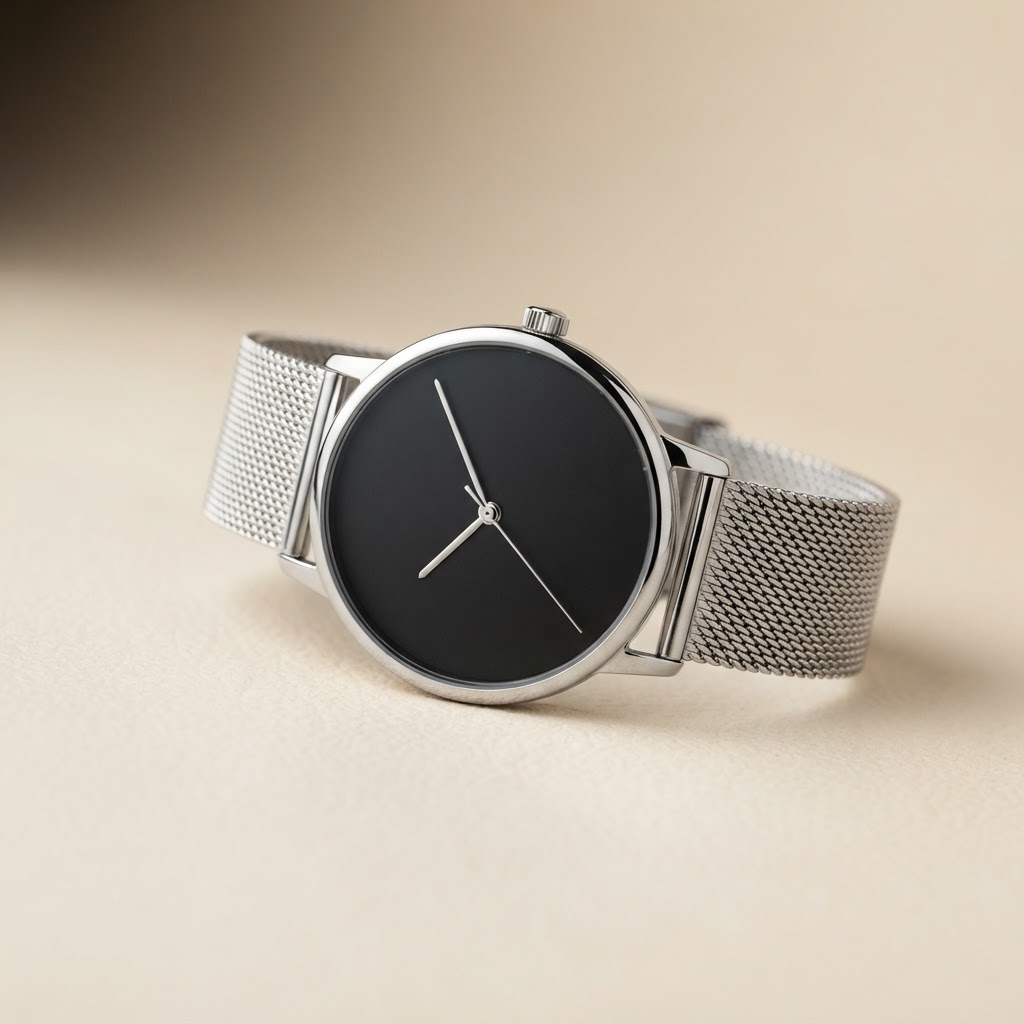Ultra-Thin Mesh Minimalist Watch
