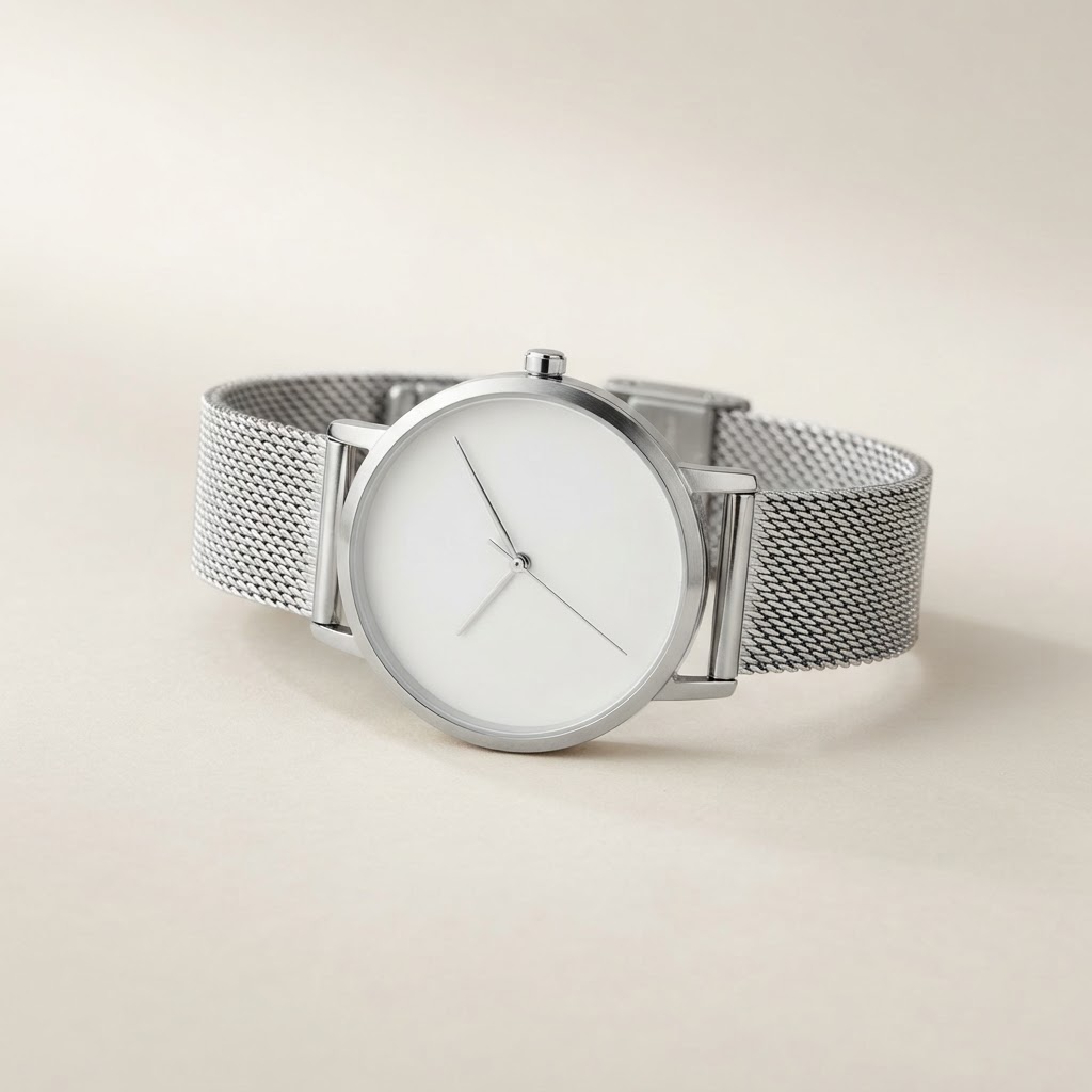 Nordic Silver Mesh Watch
