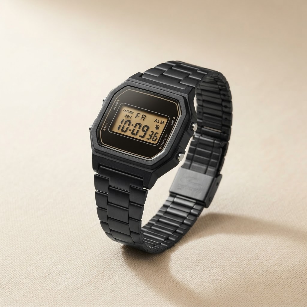 Retro Square Digital Watch