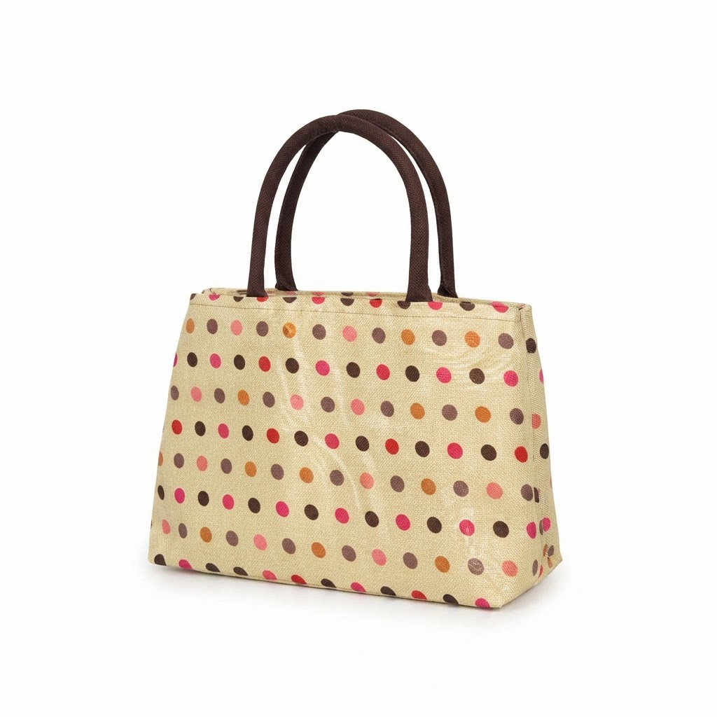 Confetti Dot Canvas Tote