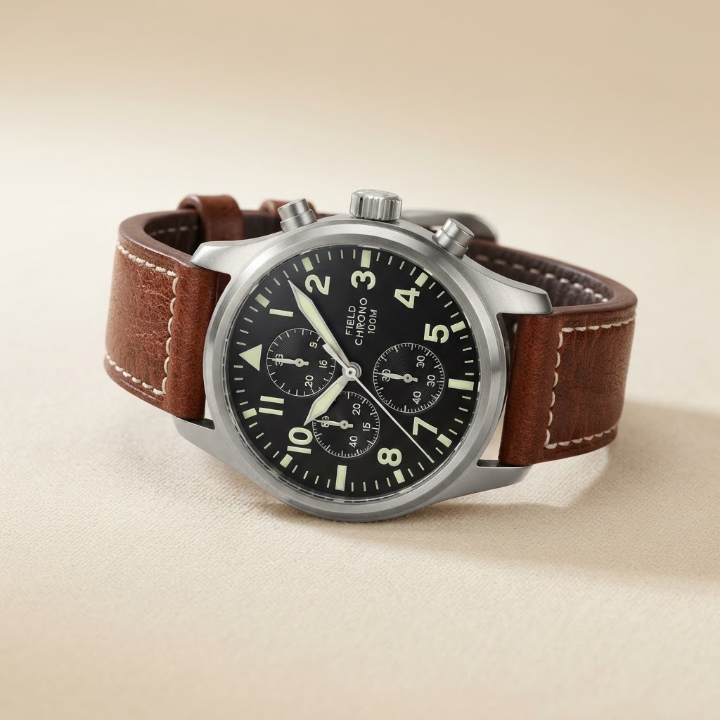 Ridgefield Field Chronograph Watch