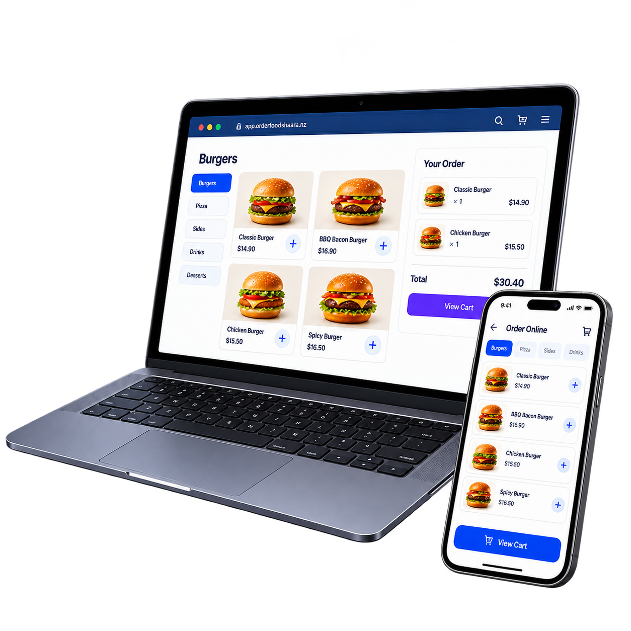 Online ordering system