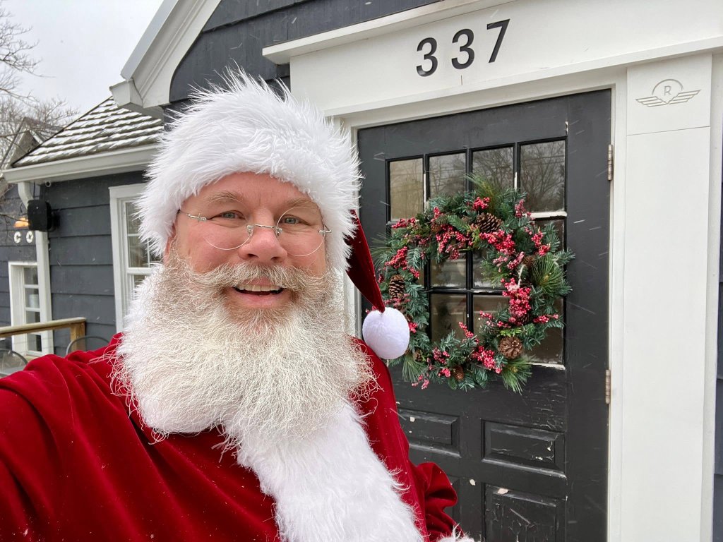 Santa with Joe logo