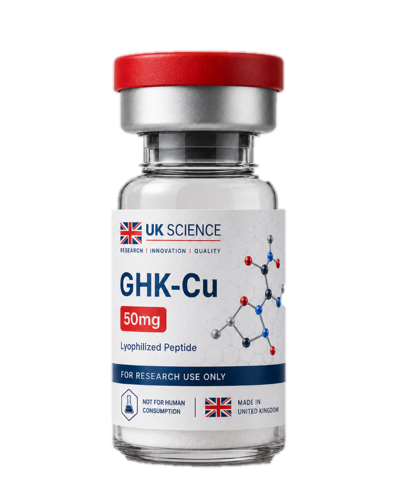 GHK-Cu research peptide 50MG — Anti-Aging & Skin | >99% HPLC-verified purity | UK Science Israel
