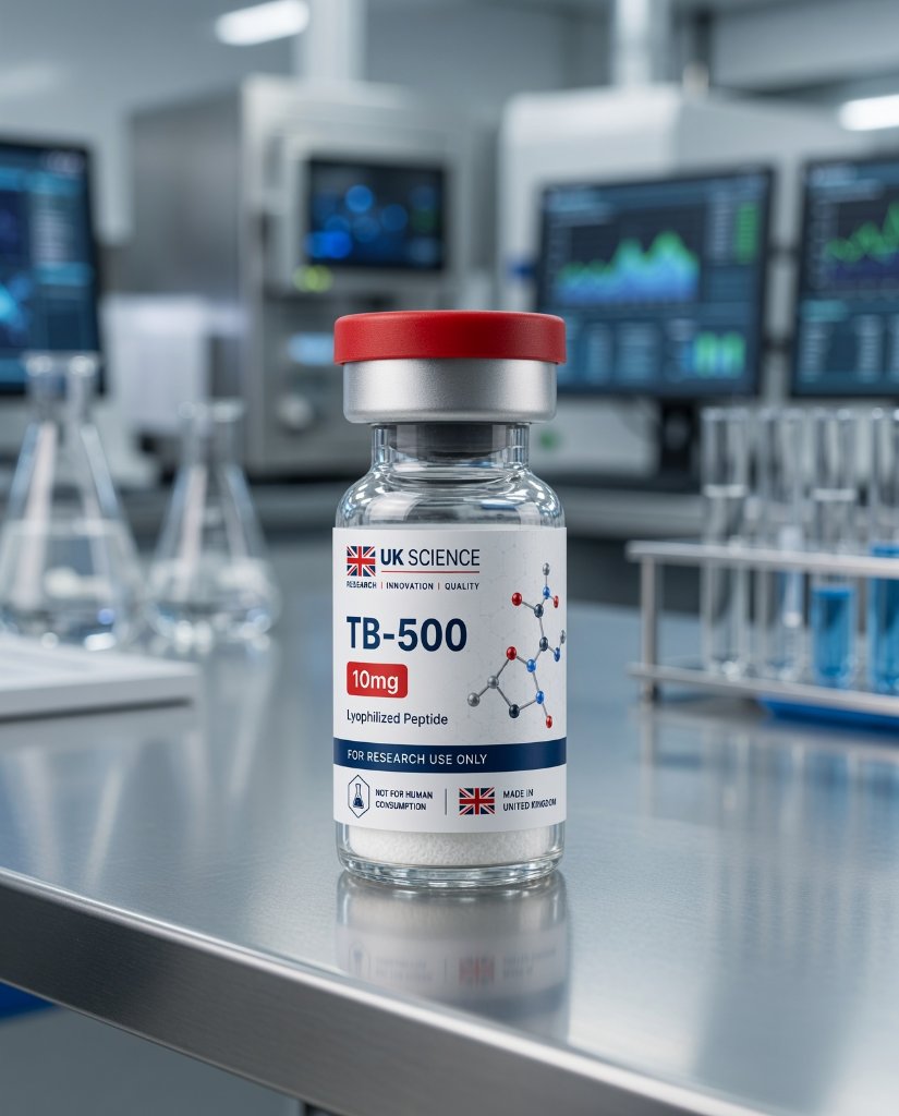 TB-500 research peptide 10MG — Recovery | >99% HPLC-verified purity | UK Science Israel