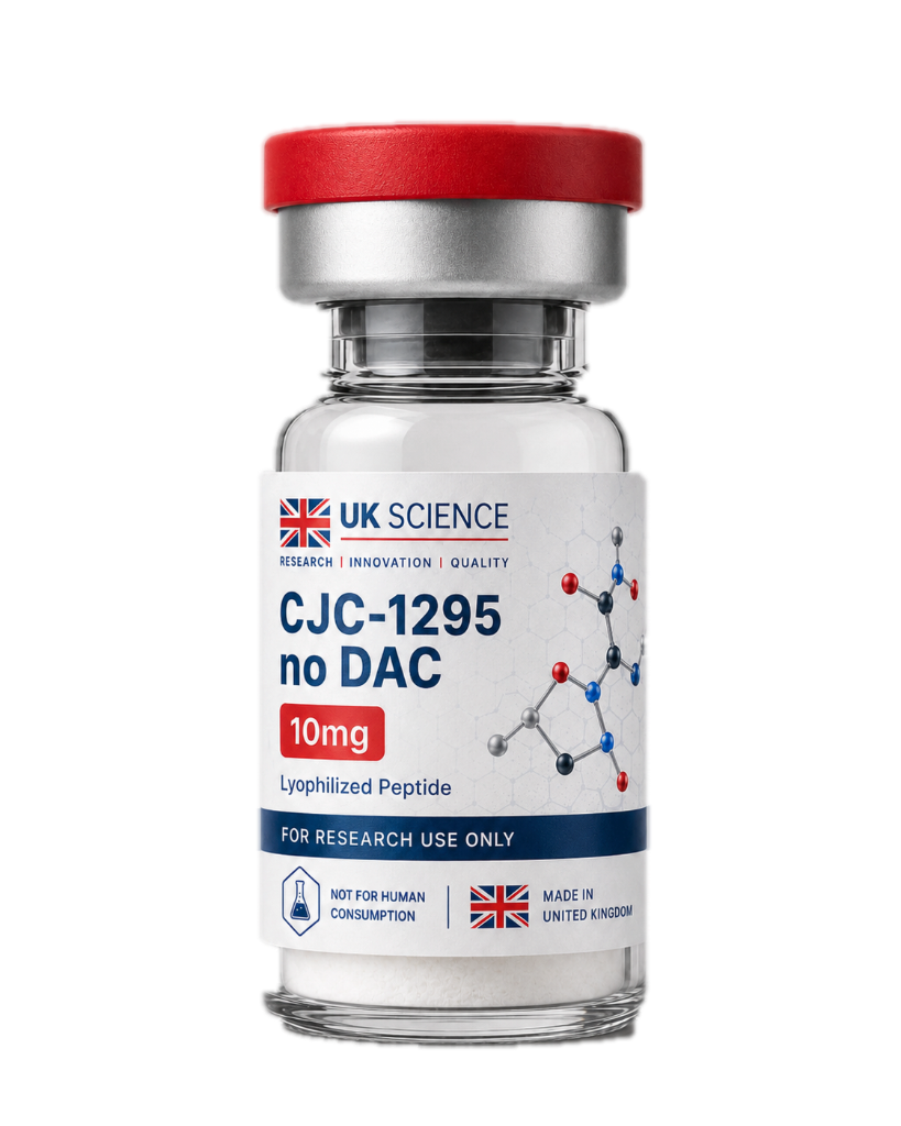 CJC-1295 no DAC research peptide 10MG — Muscle Mass | >99% HPLC-verified purity | UK Science Israel