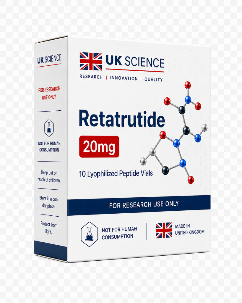 Retatrutide research peptide 10MG — Weight Loss | >99% HPLC-verified purity | UK Science Israel