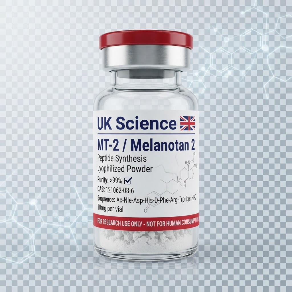 MT-2 / Melanotan 2 research peptide 10MG — Libido | >99% HPLC-verified purity | UK Science Israel