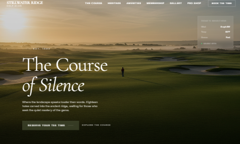 Golf Course Website  template preview