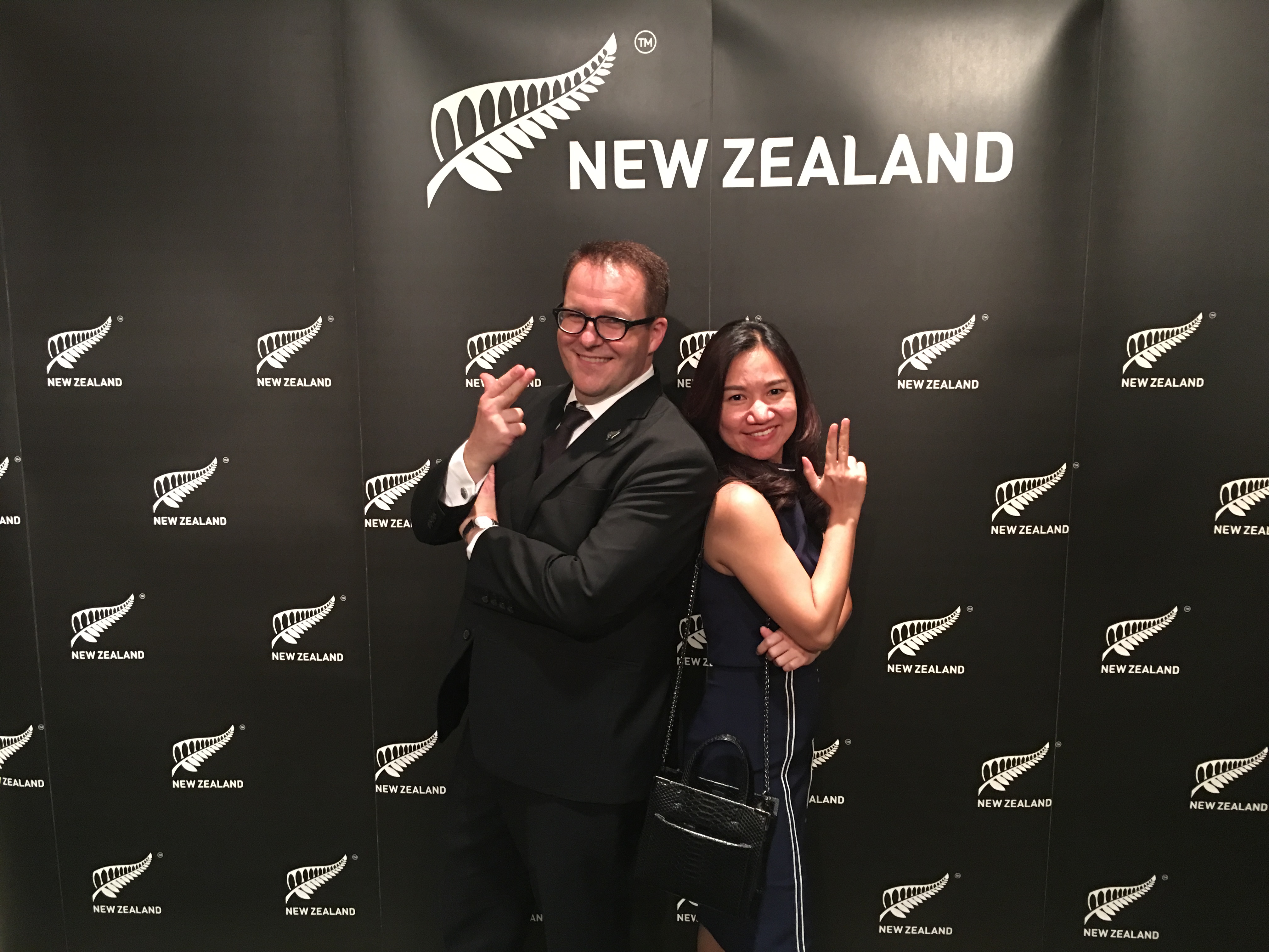 Maya Thong-Oui at a New Zealand business and trade event