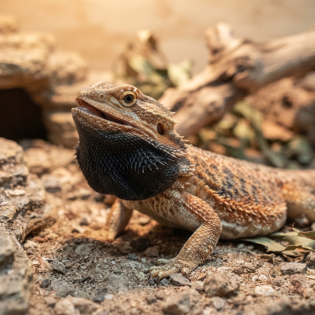 Bearded Dragon Black Beard: When to Worry