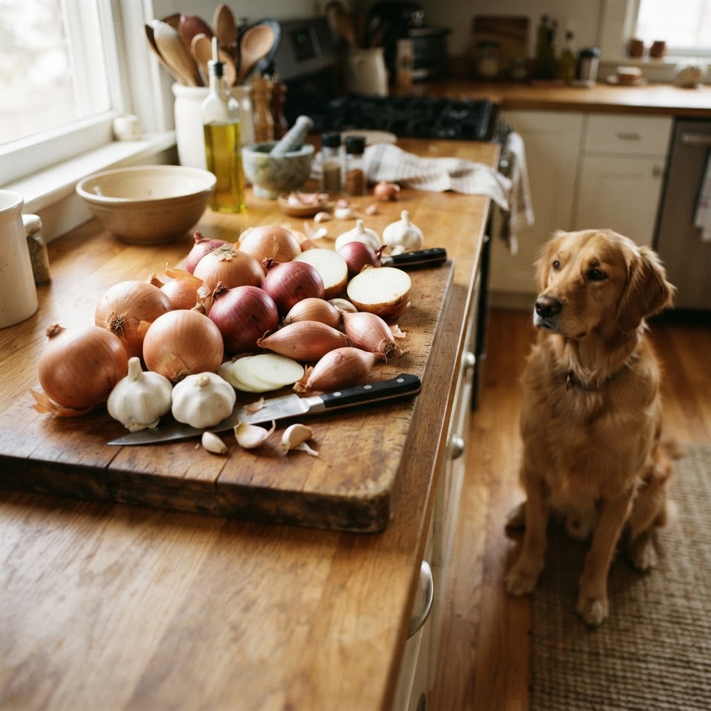 Can Dogs Eat Onions and Garlic?