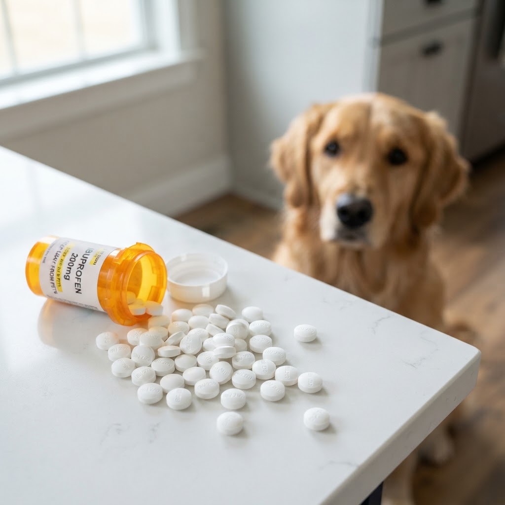 Dog Ate Ibuprofen? Toxicity Signs, Doses & Emergency Steps