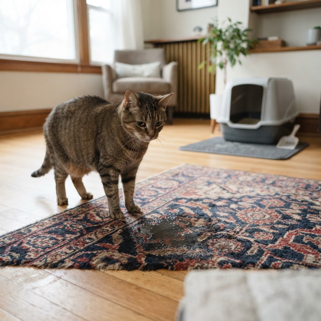Why Is My Cat Urinating Outside the Litter Box?