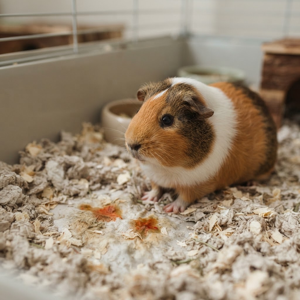 Guinea Pig Blood in Urine or Straining to Pee: When to Worry
