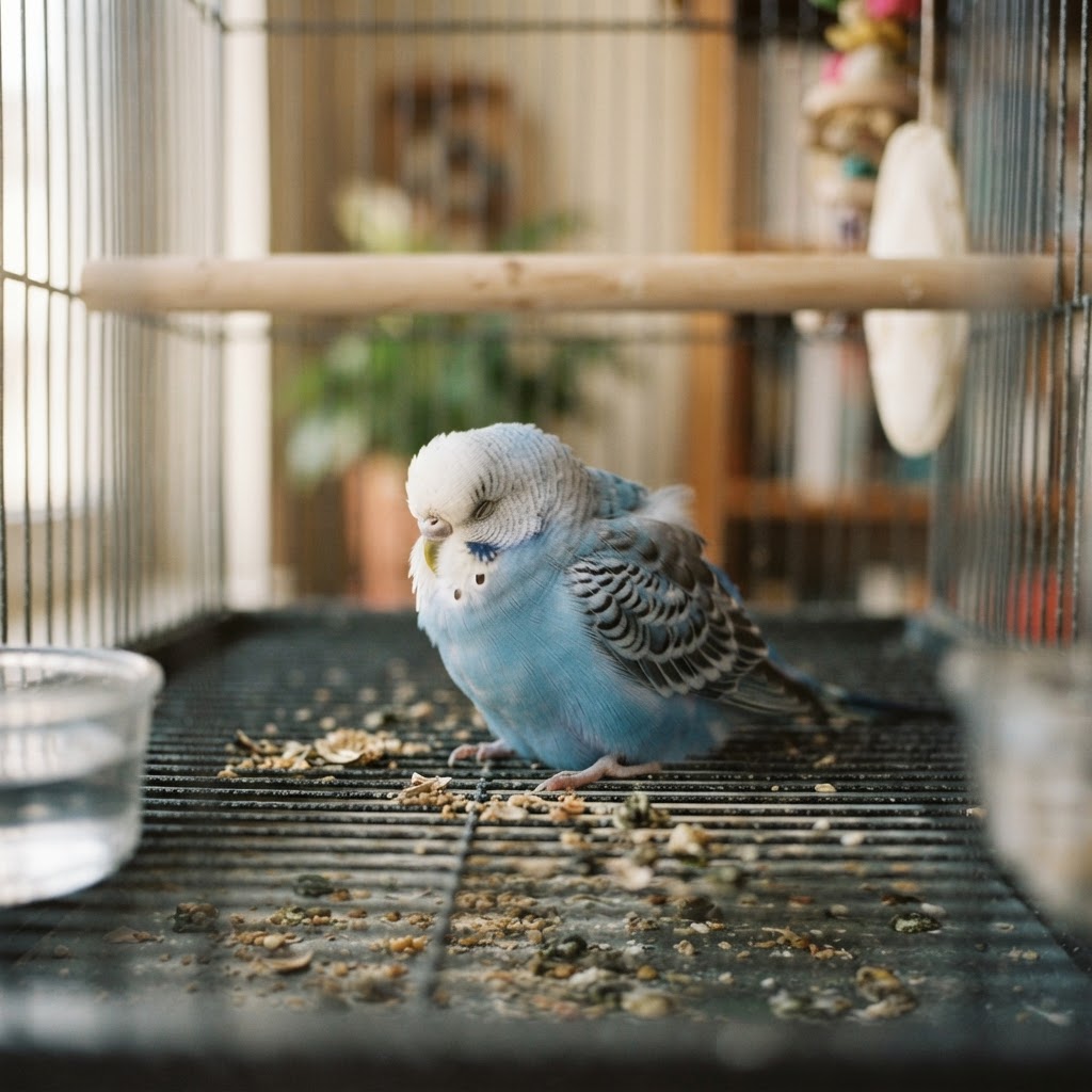 Bird Lethargic and on the Cage Floor: When to Worry