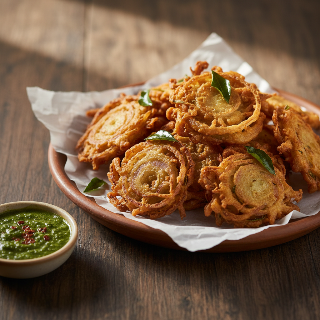 Crispy Onion Fritters