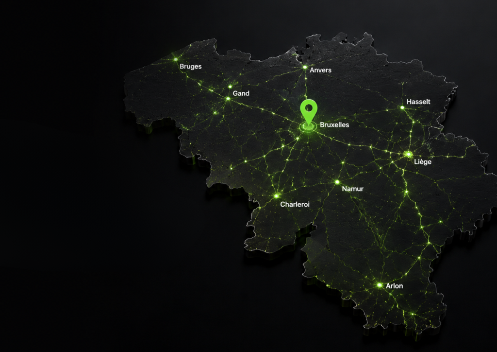 Présence MarketPneus en Belgique