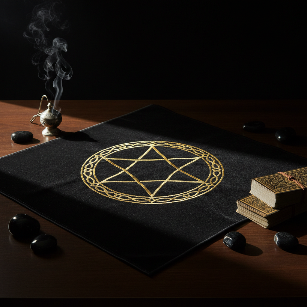 Tapis de Tirage Velours Noir