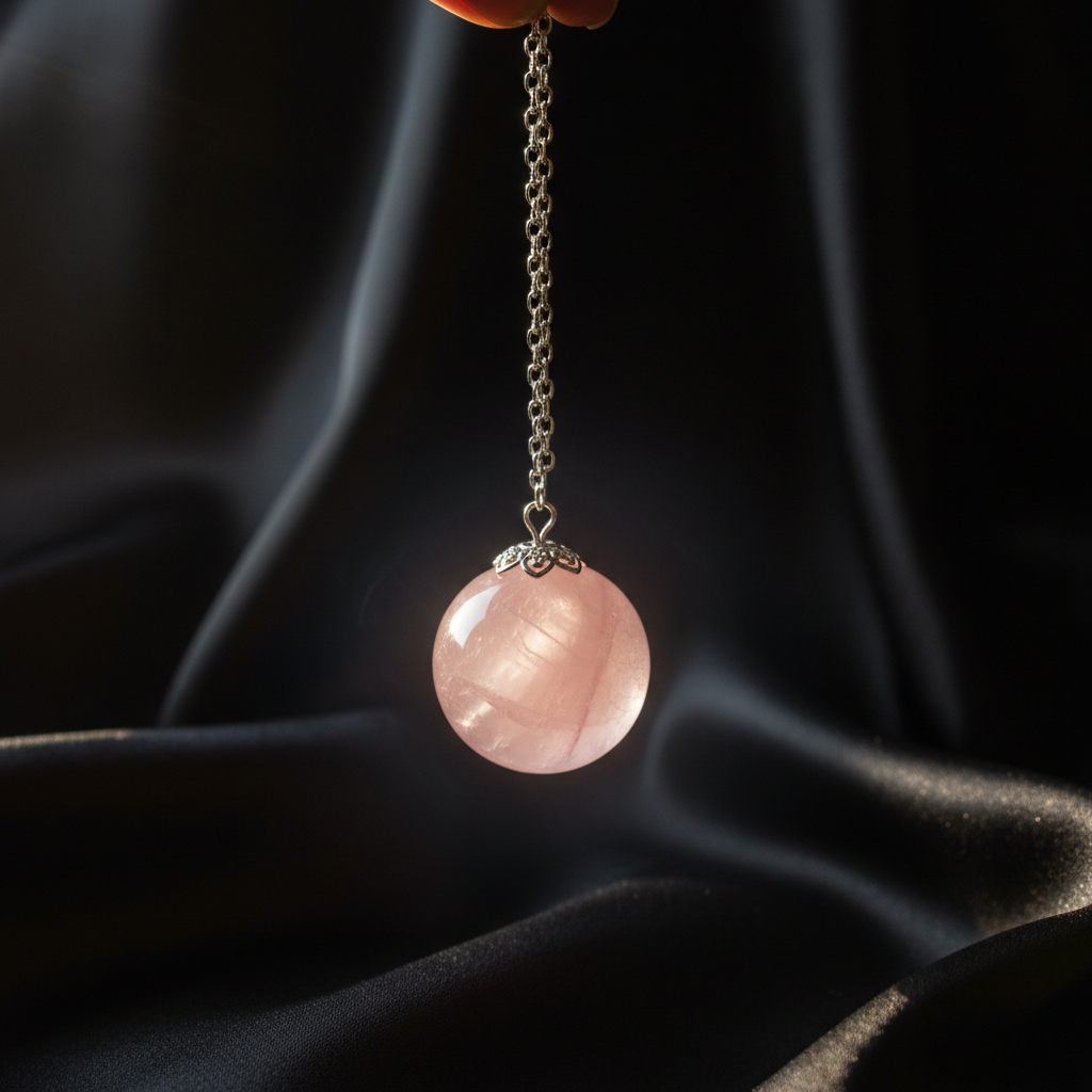 Pendule en Quartz Rose
