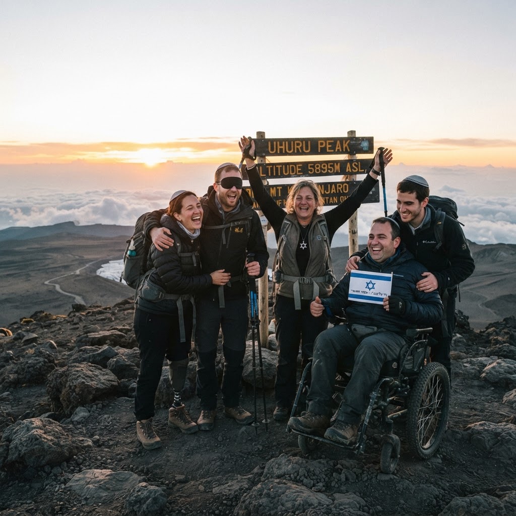 A Summit Above the Clouds: An Inclusive Israeli Team Takes on Kilimanjaro